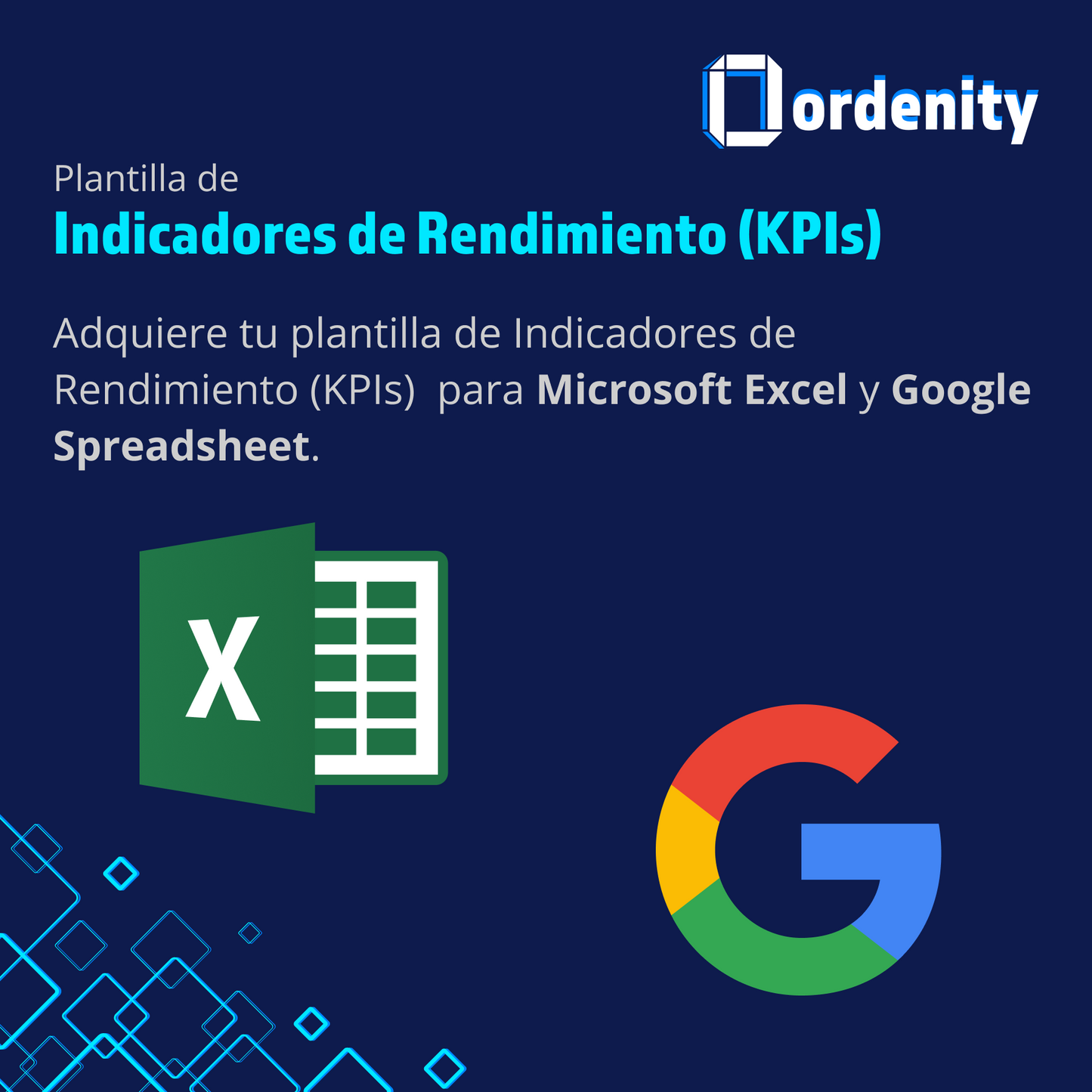 Plantilla de Indicadores de Rendimiento (KPIs)